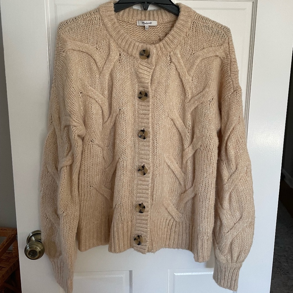 Like new Madewell Cable Ashmont Cardigan Sweater